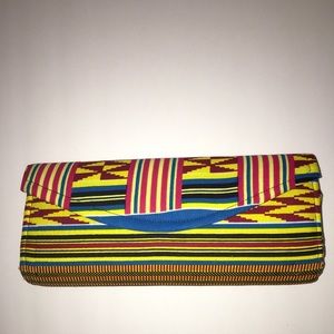 African fabric print little purse